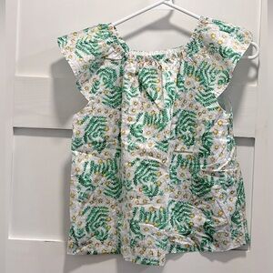 Floral blouse kids size L
